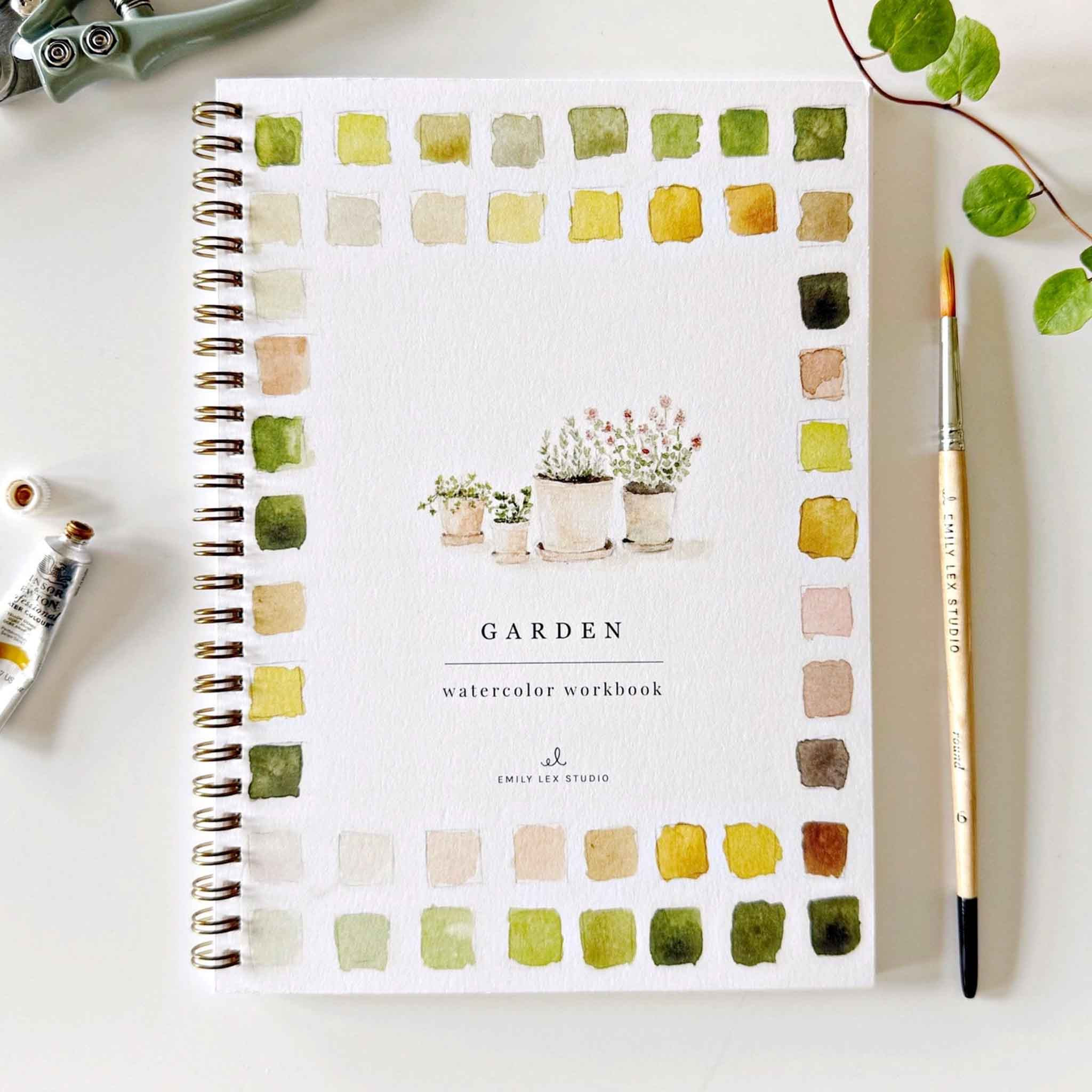 Garden Watercolor Workbook | The Addison West