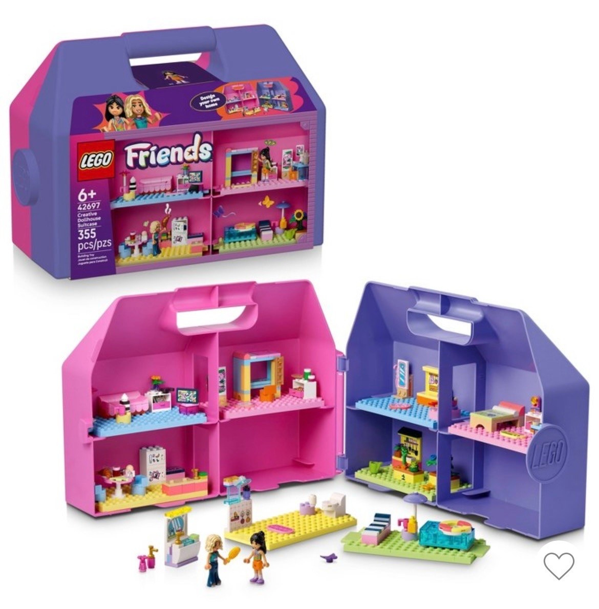 HOW CUTE!?! 🩷💜🩷
… this trending Lego Friends dollhouses is finally available online (but only to order / pick up, so far)! Sooo cute - customizable dollhouse littles can switch floors (and everything) in and out on - and it all packs up in a suitcase! Like Legos x Polly Pocket!

I’ve been tracking this for gifting - grab it soon if you want one! 💜🩷

#LTKmomlife #LTKKids #LTKTravel