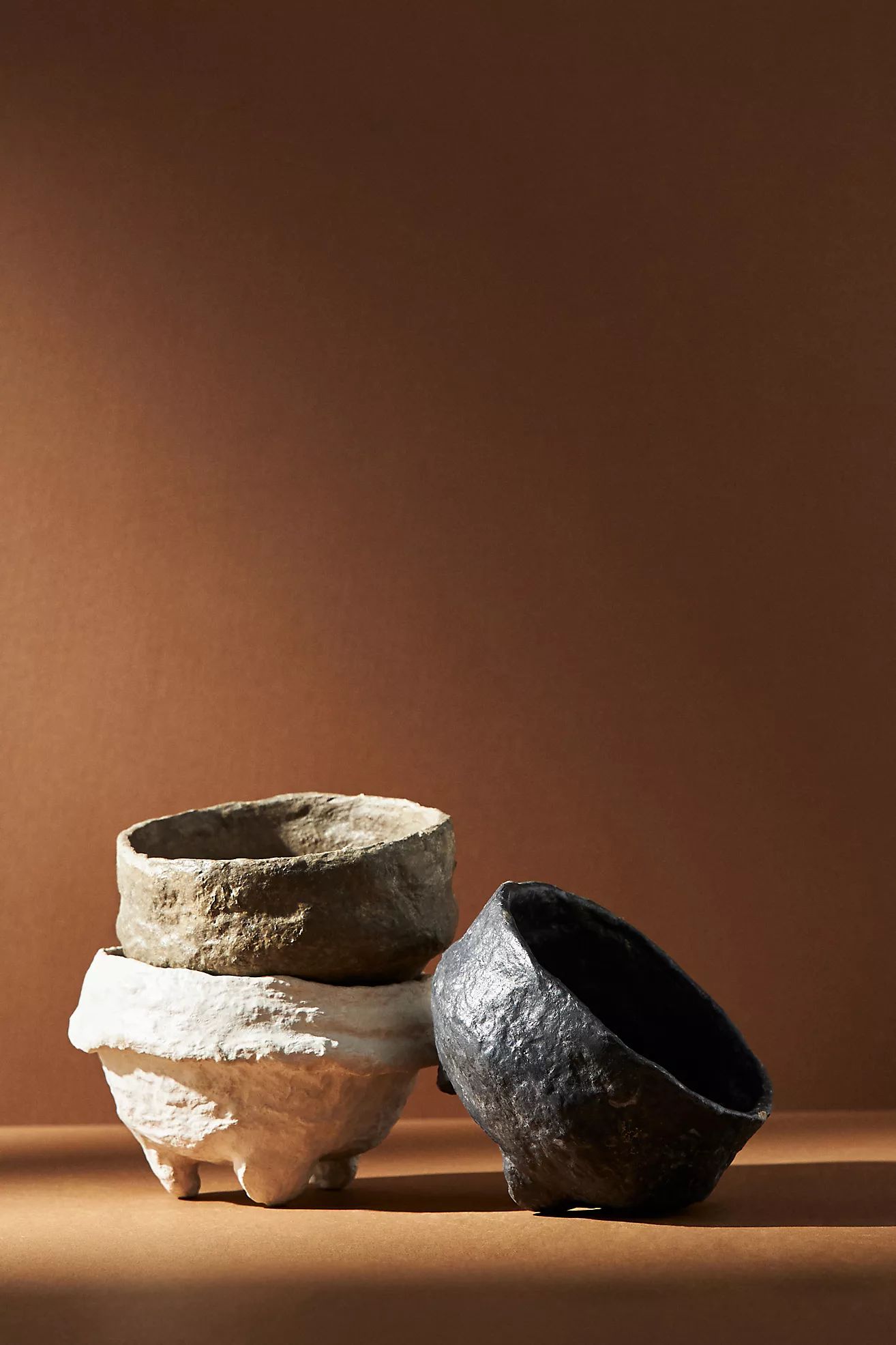 Paper Mache Decorative Bowls, Set of 3 | Anthropologie (US)