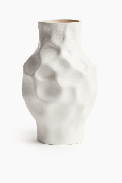 H & M - Large stoneware vase - White | H&M (UK, MY, IN, SG, PH, TW, HK)