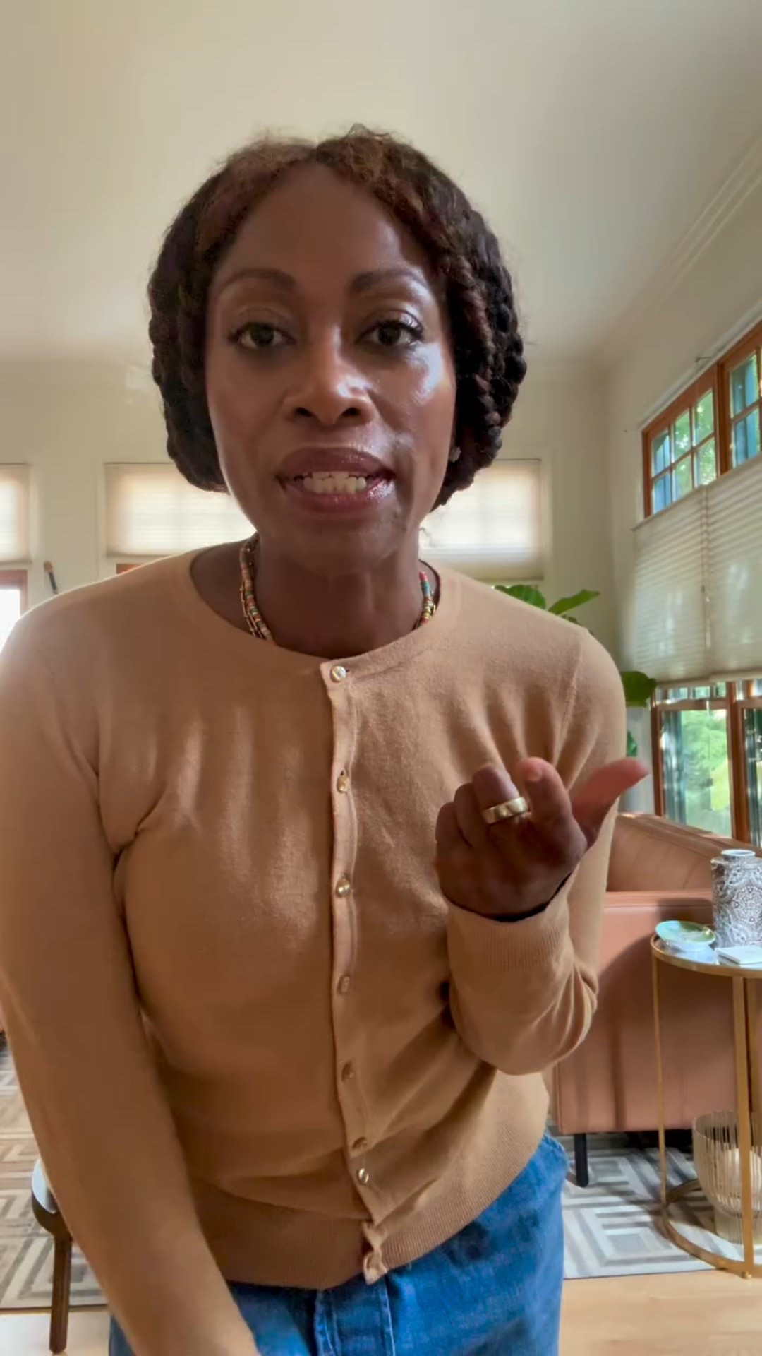 Wearing v Styling —it’s all in the details.

Let’s get into it!! I started with a simple sweater + denim combo, then:

✨ unbuttoned a few top + bottom buttons
✨ stacked some necklaces + bracelets 
✨ slipped on tasseled wallabies 
✨ threw on a suede jacket
✨ finished with a structured bag

Proof that effortless doesn’t mean basic. 💫
Save this for your next easy-elevated outfit idea!

Cardigan: @loft
Pull on pants: @gap 
Shoes: @lorisshoes 
Bag: @polene_paris 
Suede jacket: @zara

#LTKStyleTip #LTKShoeCrush #LTKOver40