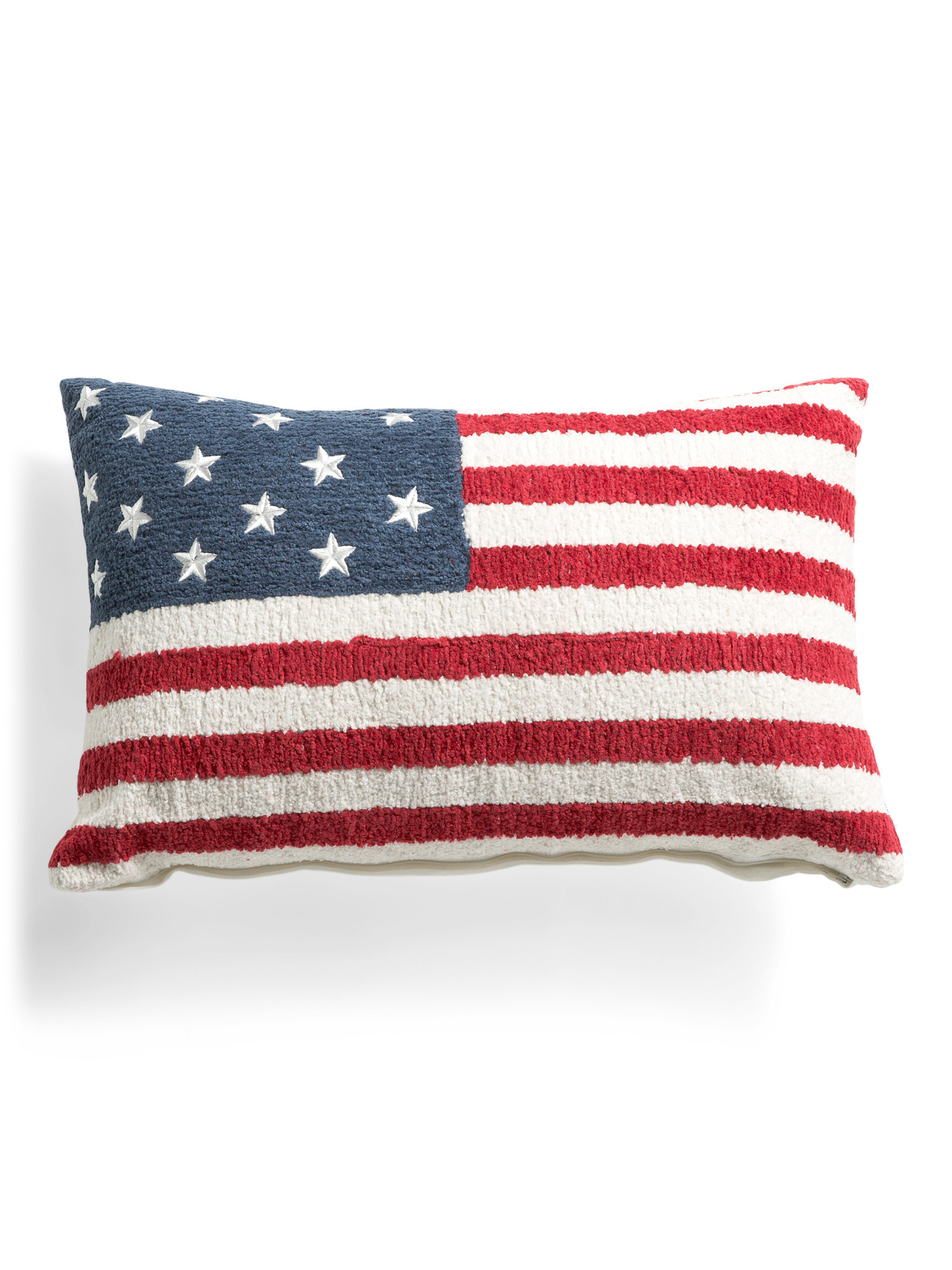 14x22 Corded Embroidered American Flag Pillow | TJ Maxx