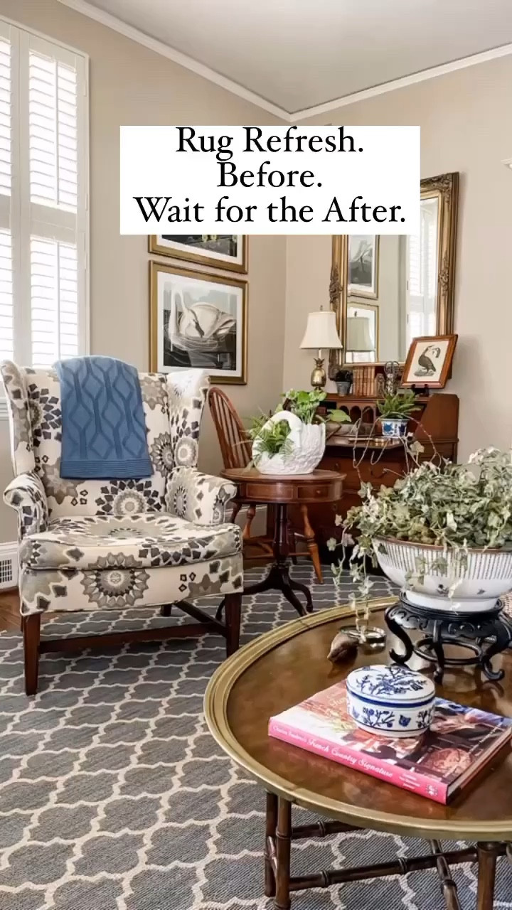 Rug Refresh in the family room.

#LTKVideo #LTKstyletip #LTKhome
