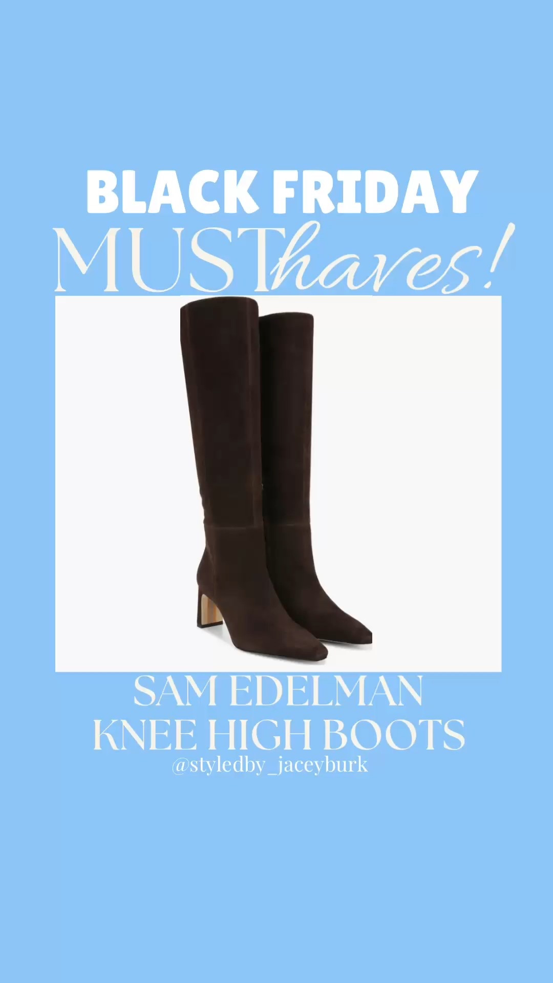 Who doesn’t love a good pair of knee high boots??🤎🤎🤎 and a good Black Friday sale??#LTKCyberWeek 

#LTKHoliday #LTKGiftGuide