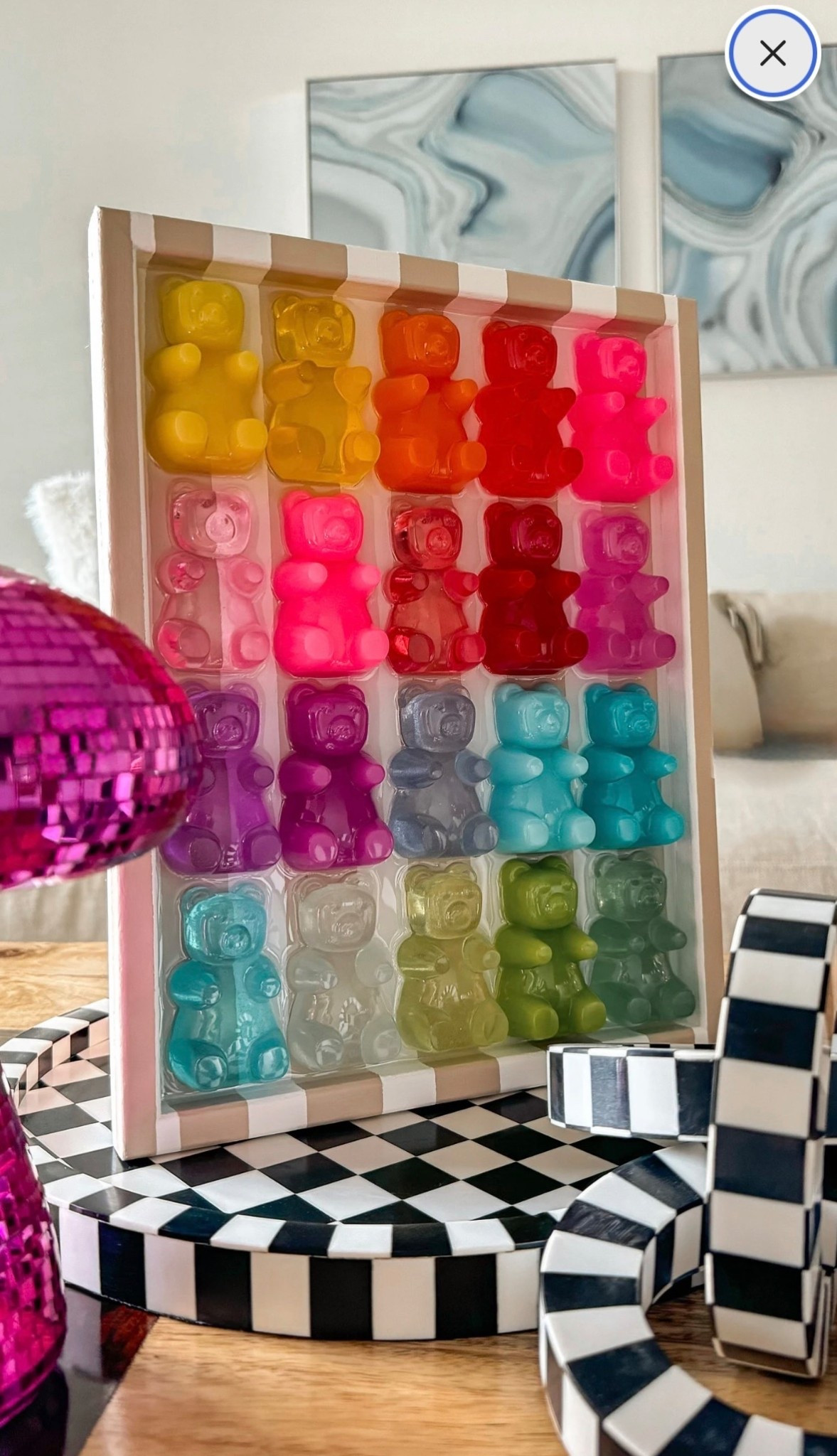 Colorful wall decor find 
This gummy bear resin wall art is such a fun and unique statement piece. The perfect way to add a pop of color and personality to your space.

#LTKHome #LTKSeasonal