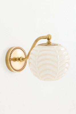 Charlotte Milk Glass Sconce | Anthropologie (US)
