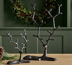 Bronze Sculpted Reindeer | Pottery Barn (US)