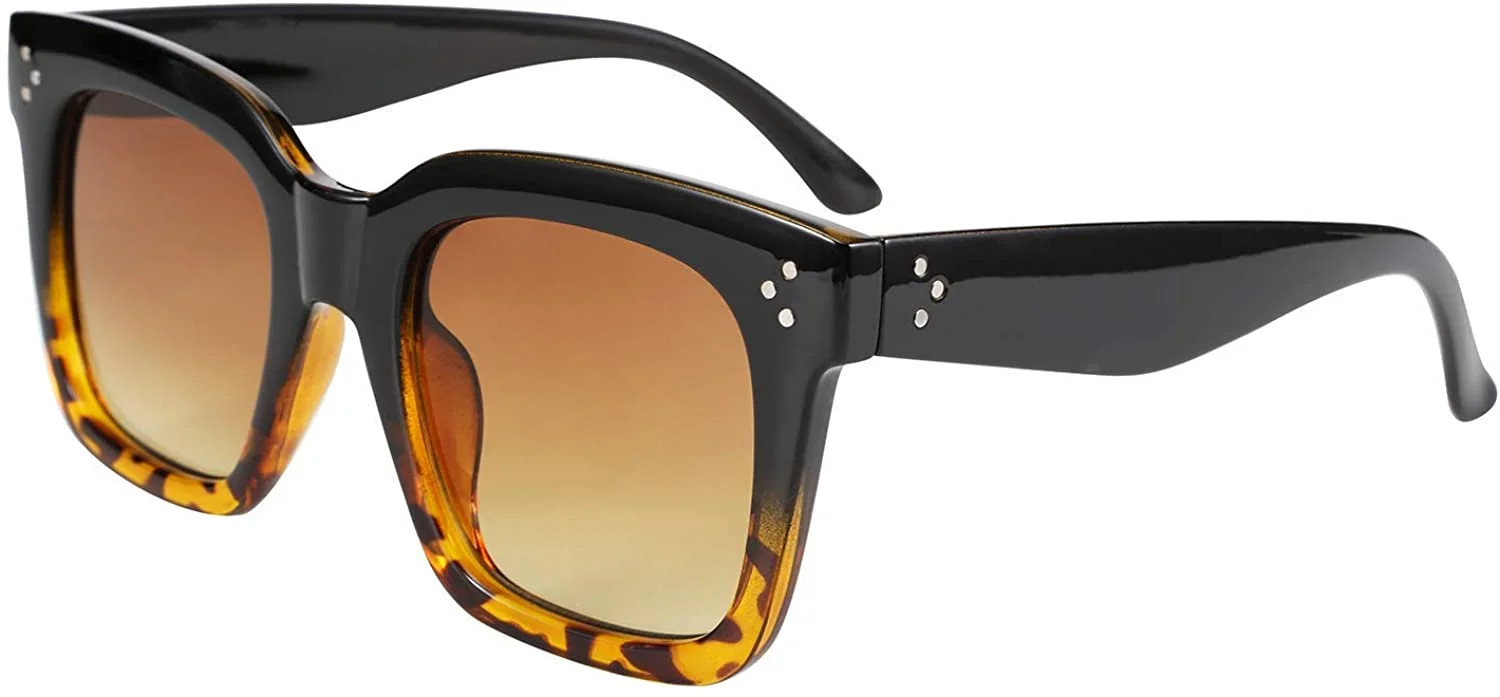 FEISEDY Vintage Women Butterfly Sunglasses Designer Luxury Square Gradient Sun Glasses Shades B24... | Walmart (US)