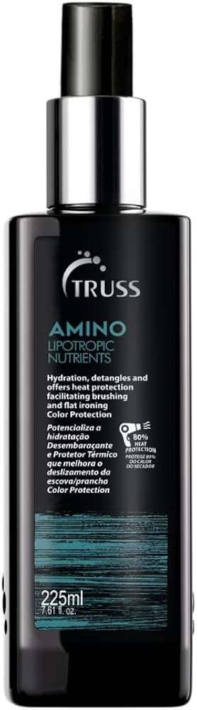 TRUSS Professional Amino Miracle Hair Heat Protectant Spray - Powerful, Anti-Aging Leave In Hair ... | Amazon (US)
