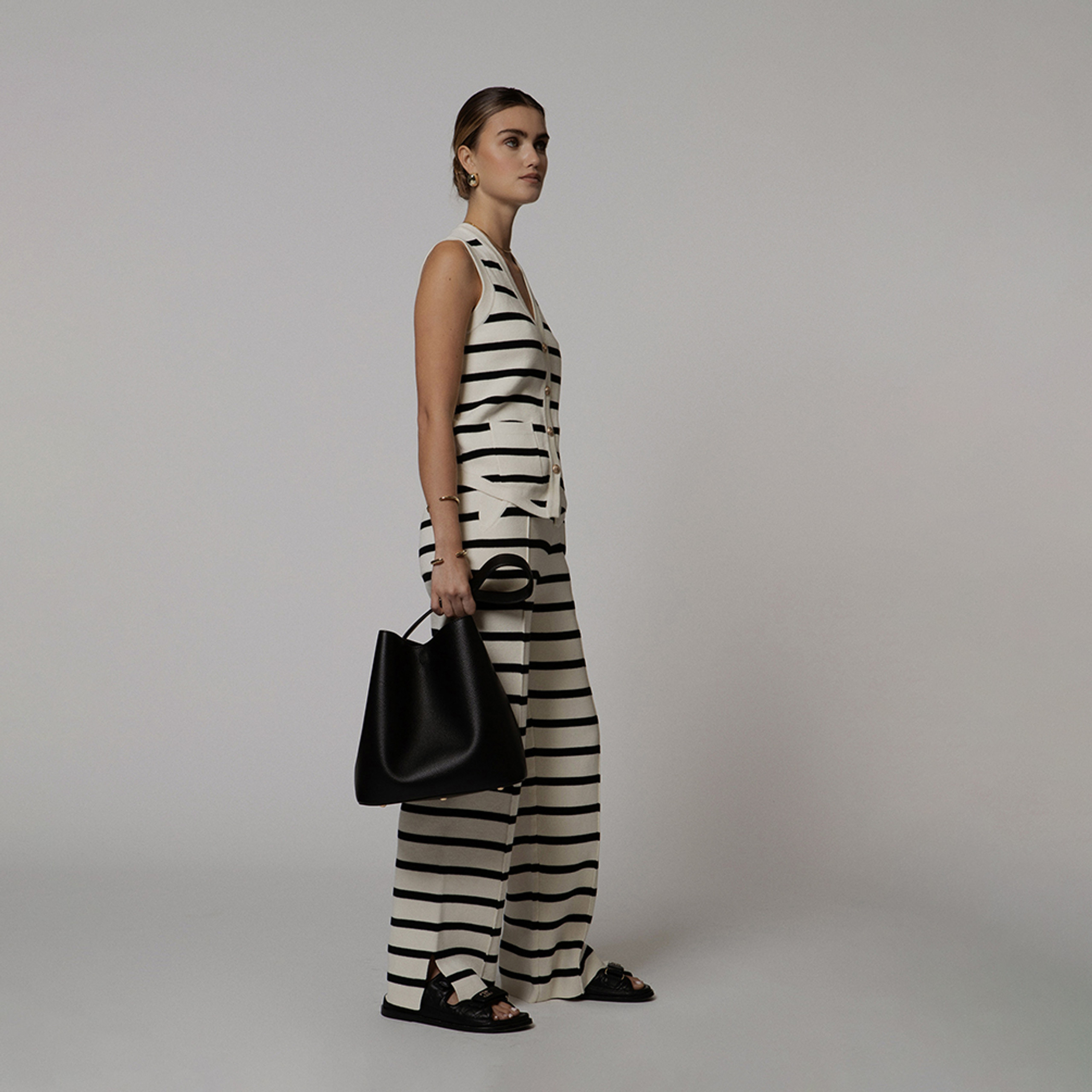 Striped Everyday Trouser | EllandEmm