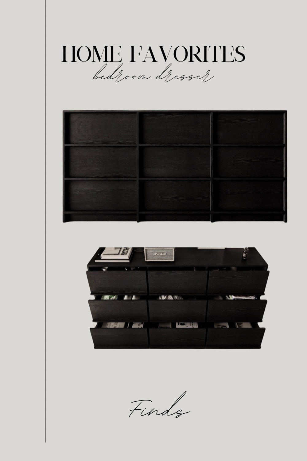 Black dresser Wayfair find 🖤

#LTKHome