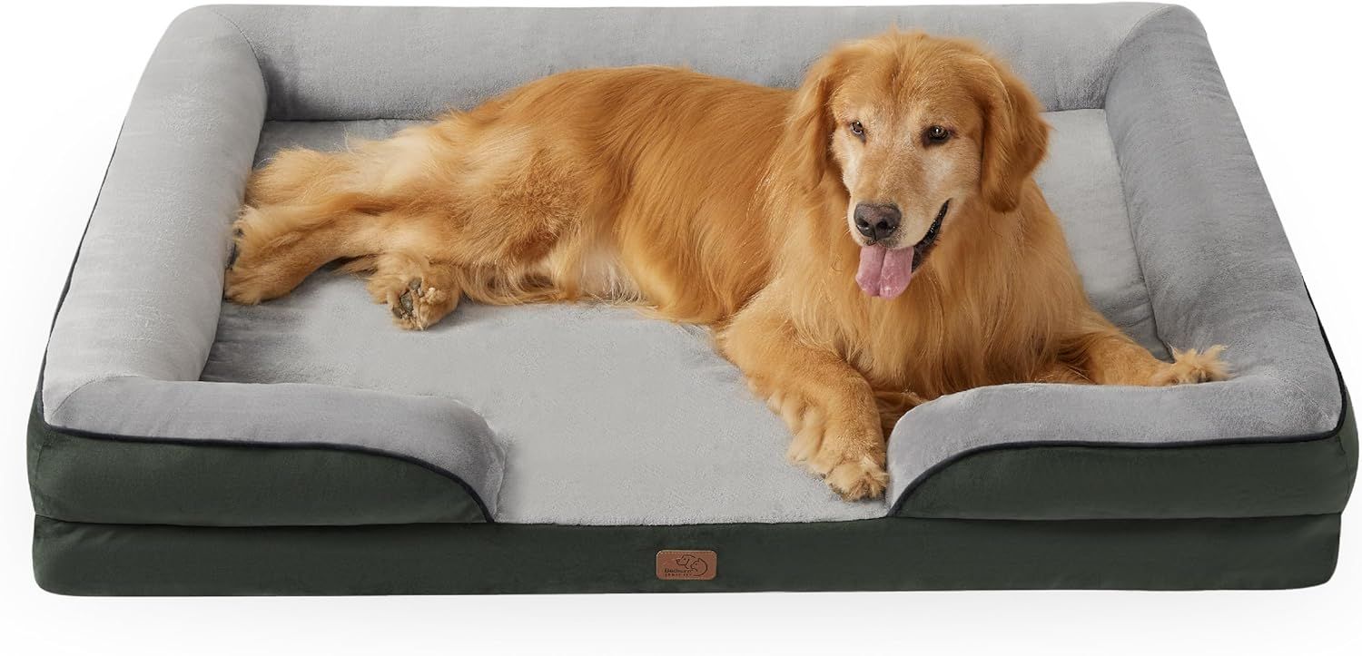 Bedsure XXL Orthopedic Dog Bed - Washable Great Dane Dog Sofa Beds for Giant Dogs, Supportive Foa... | Amazon (US)