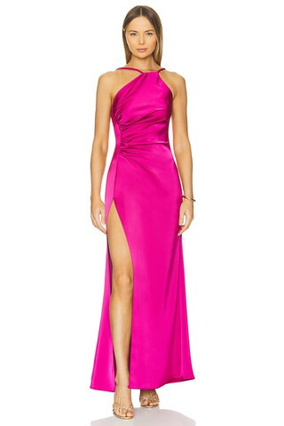 Katie May Zahra Dress in Pink Peacock from Revolve.com | Revolve Clothing (Global)