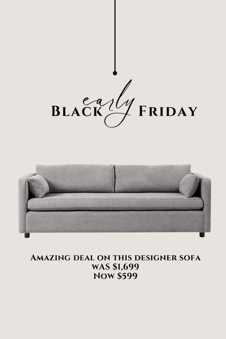 Black Friday deal gray couch modern. Gray sofa modern. 

#LTKsalealert #LTKCyberWeek #LTKhome