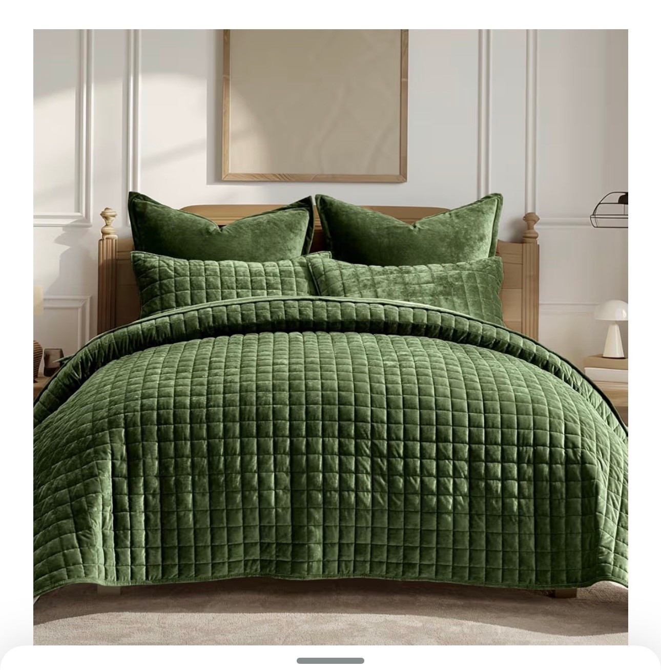 Velvet Quilt Comforter Set 💚
Lightweight | Oversized | Size King 

#LTKGiftGuide #LTKFindsUnder100 #LTKHome
