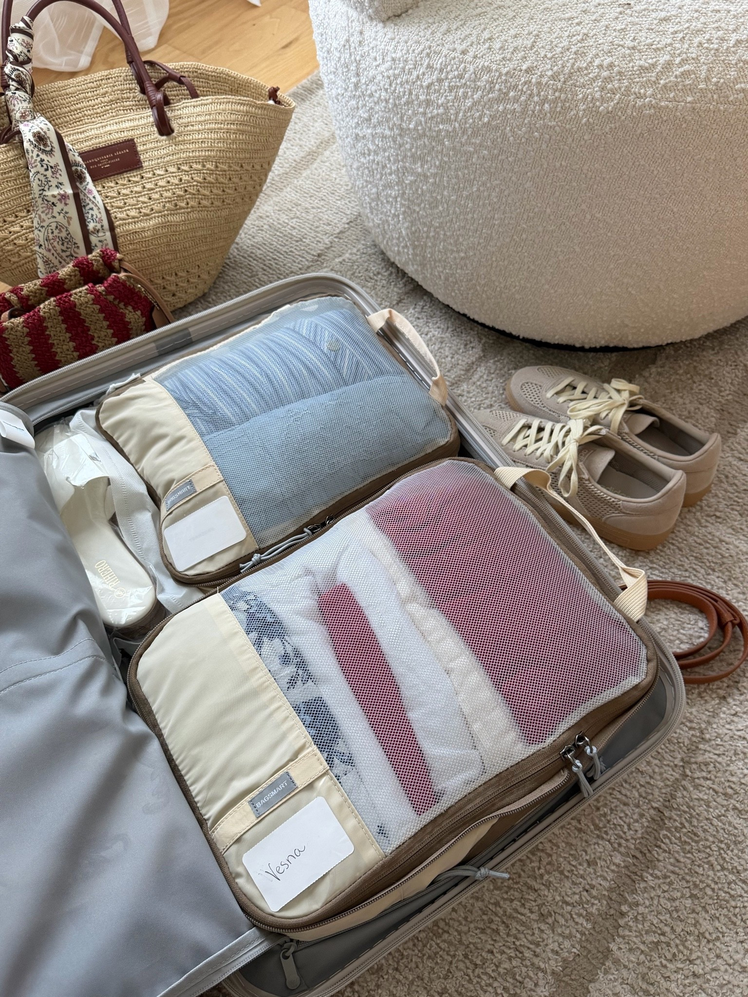 A travel must-have I never pack without. ✈️ These packing cubes keep everything organized, save so much space, and make unpacking so much easier.

#LTKdayinmylife #LTKTravel