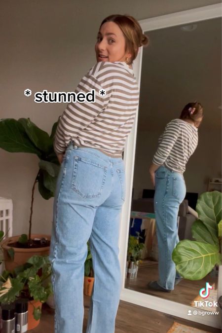 Dad Jeans
Wearing size 28
Midsize casual style

#LTKSeasonal #LTKstyletip #LTKunder100