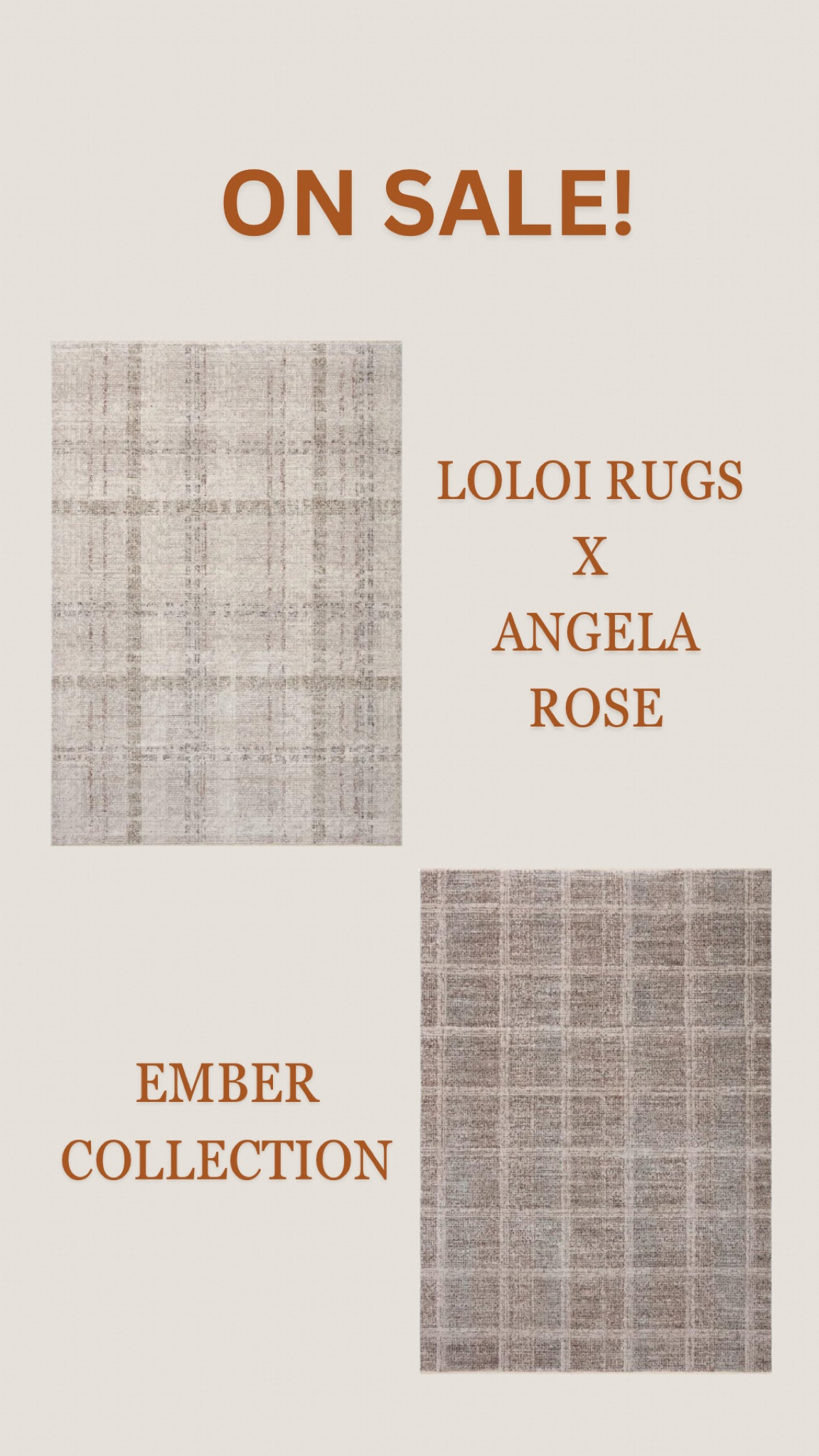 Loloi rugs x Angela Rose Ember Collection. Both on my wishlist and on sale! 

#LTKhome