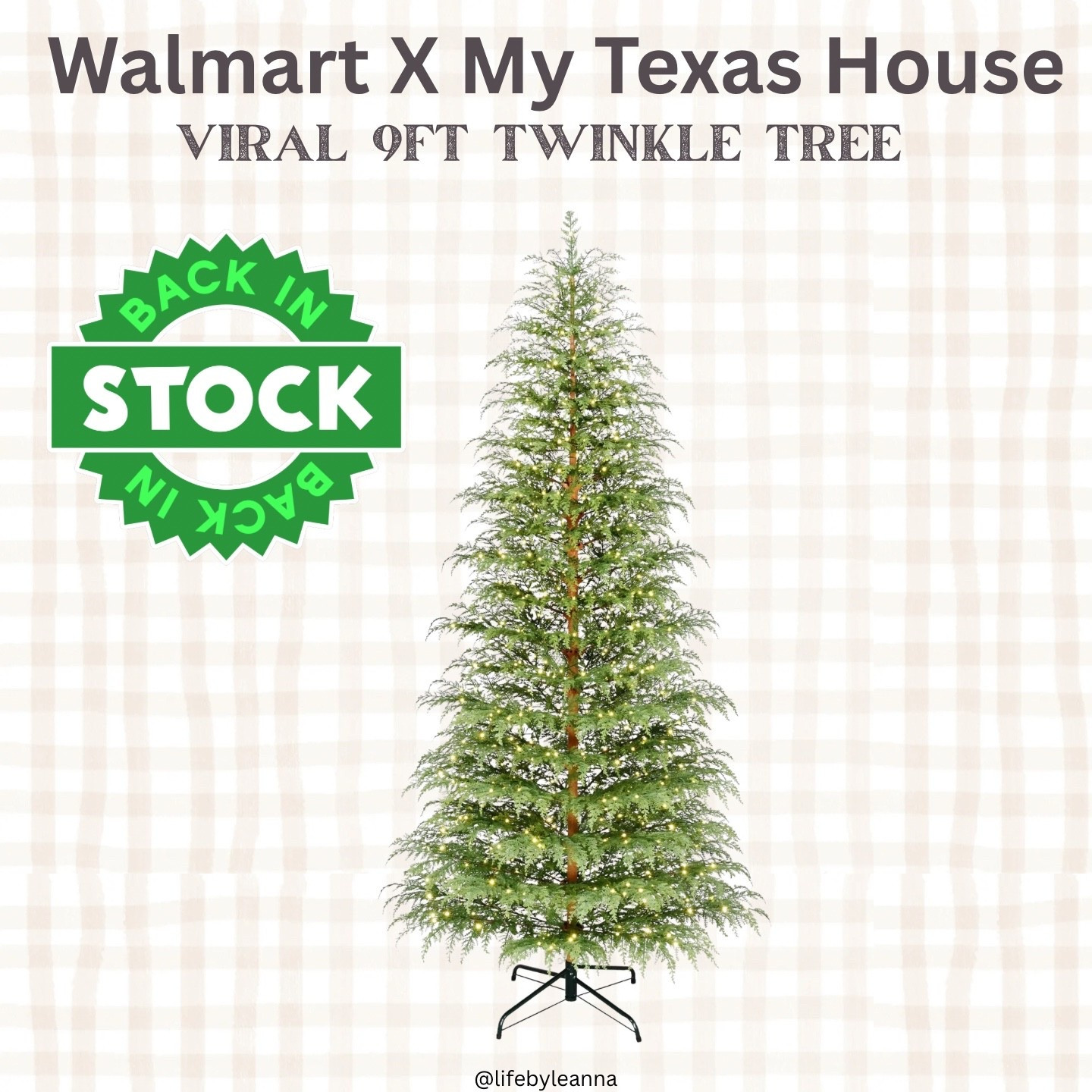 The viral my Texas house twinkle tree is back in stock! Hurry as this will sell out fast! 




#walmart
#twinkletree


#LTKHome #LTKSeasonal
