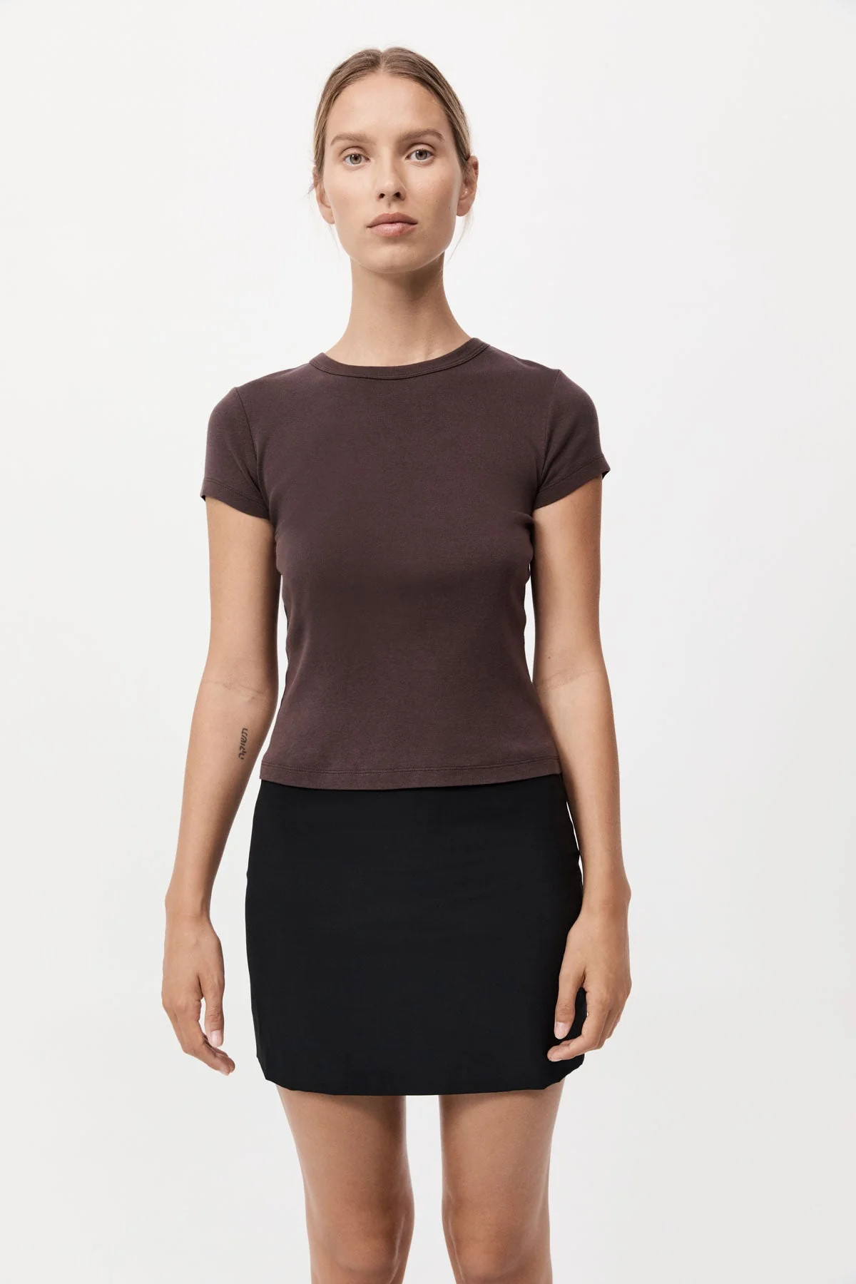 Organic Cotton Baby Tee - Raisin | St. Agni (US, UK, EU)