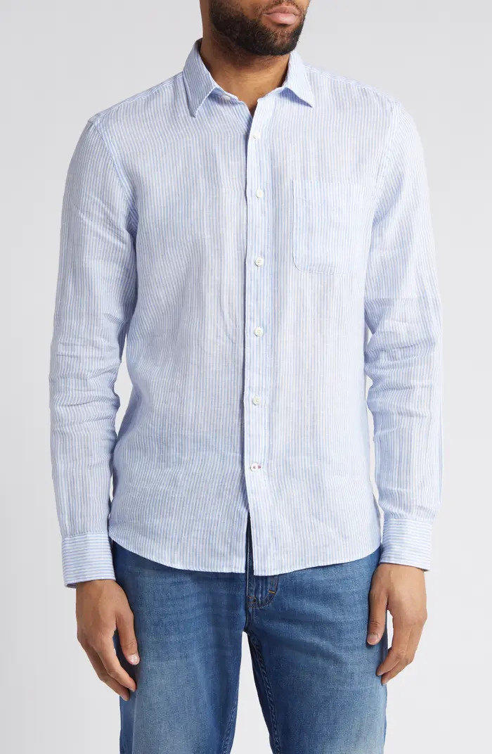 Laguna Linen Button-Up Shirt | Nordstrom