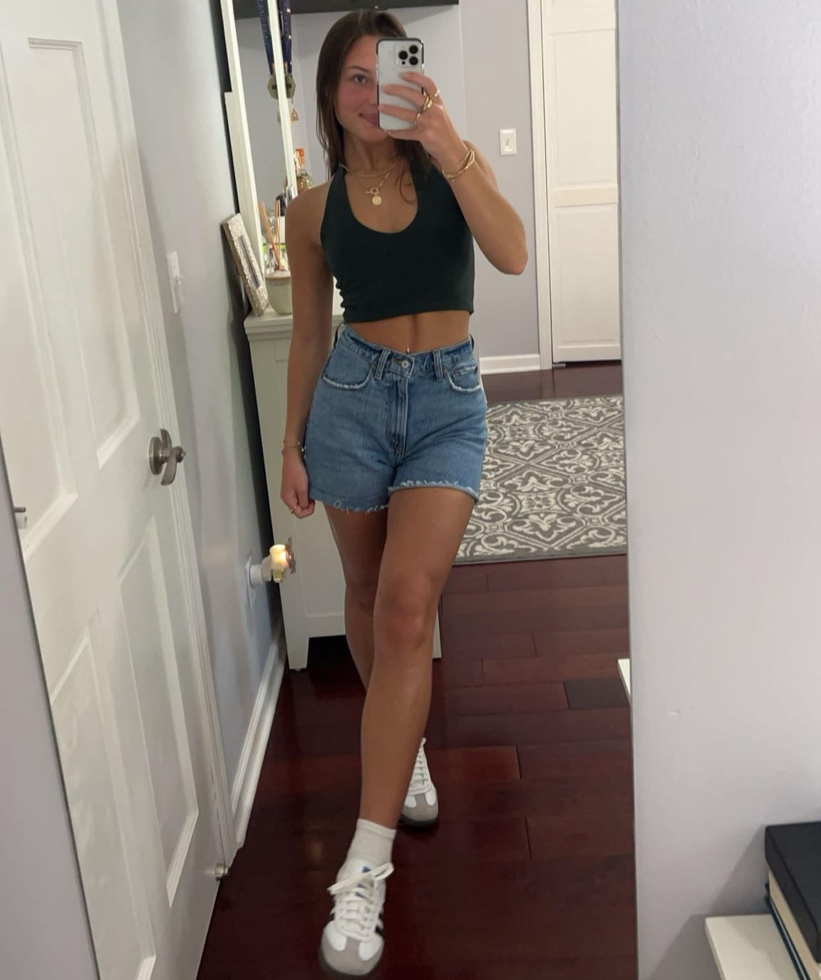 cutie casual outfit for summer🫐🫧🦋 
Size 26 in shorts!!

#LTKBeauty #LTKStyleTip #LTKSeasonal