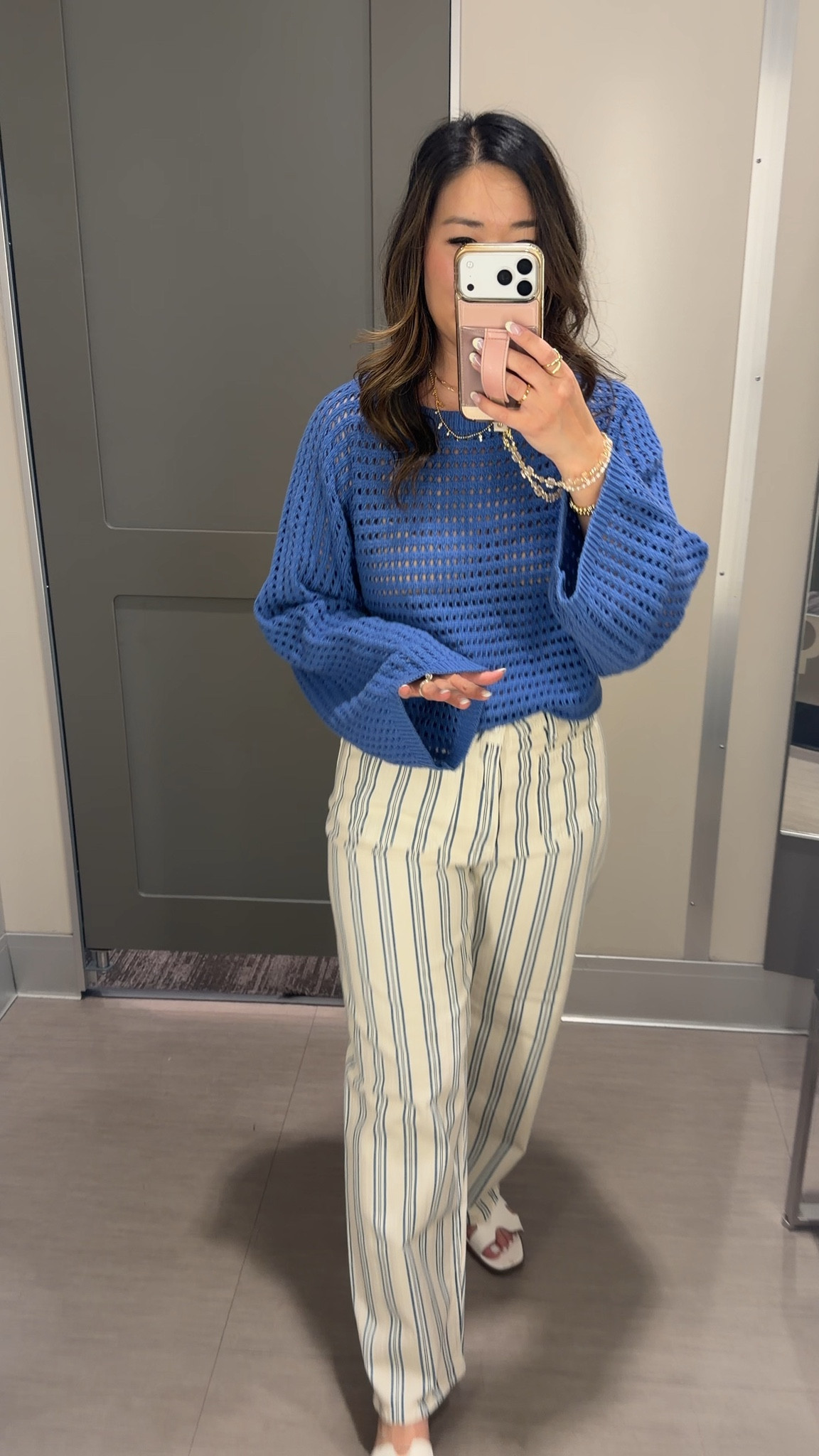 Target outfit
Sweater: Medium
Striped Denim: 10R