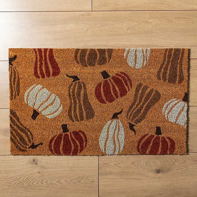 Pumpkins and Gourds Coir Doormat | Kirkland's Home