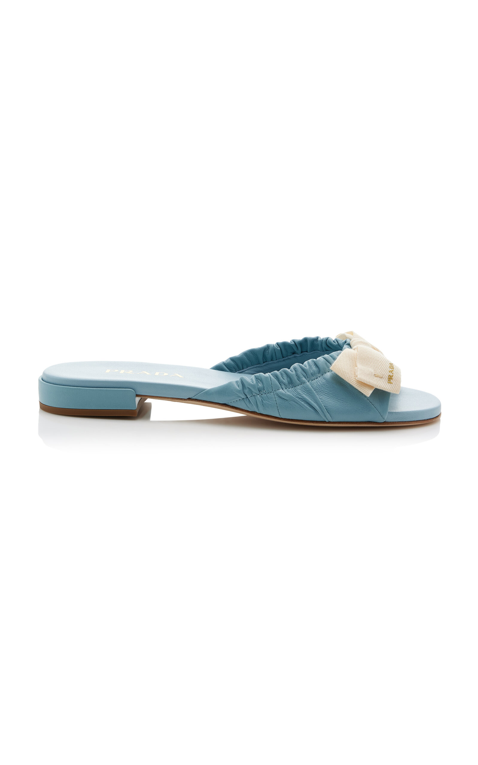 Grosgrain-Trimmed Leather Sandals | Moda Operandi (Global)