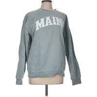 Avalon Apparel Group Sweatshirt: Teal Tops - Size Medium | ThredUp (US)