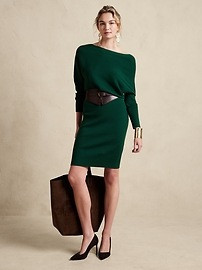 Colleta Off-Shoulder Sweater Dress | Banana Republic (US)