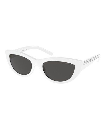 Optic White 'Michael Kors' Cat-Eye Sunglasses | Zulily