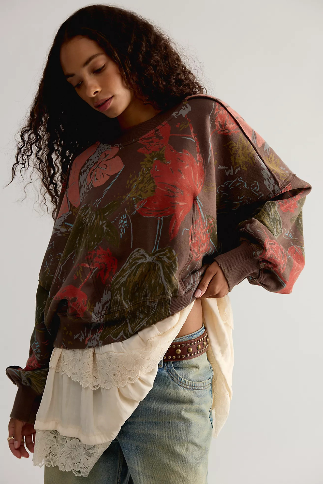 Gaia Sweatshirt | Free People (Global - UK&FR Excluded)