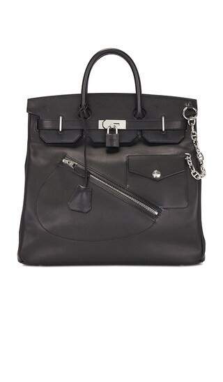 FWRD Renew Hermes Limited Edition Evergrain Haut A Courroies Rock Birkin 40 Handbag in Black. | Revolve Clothing (Global)