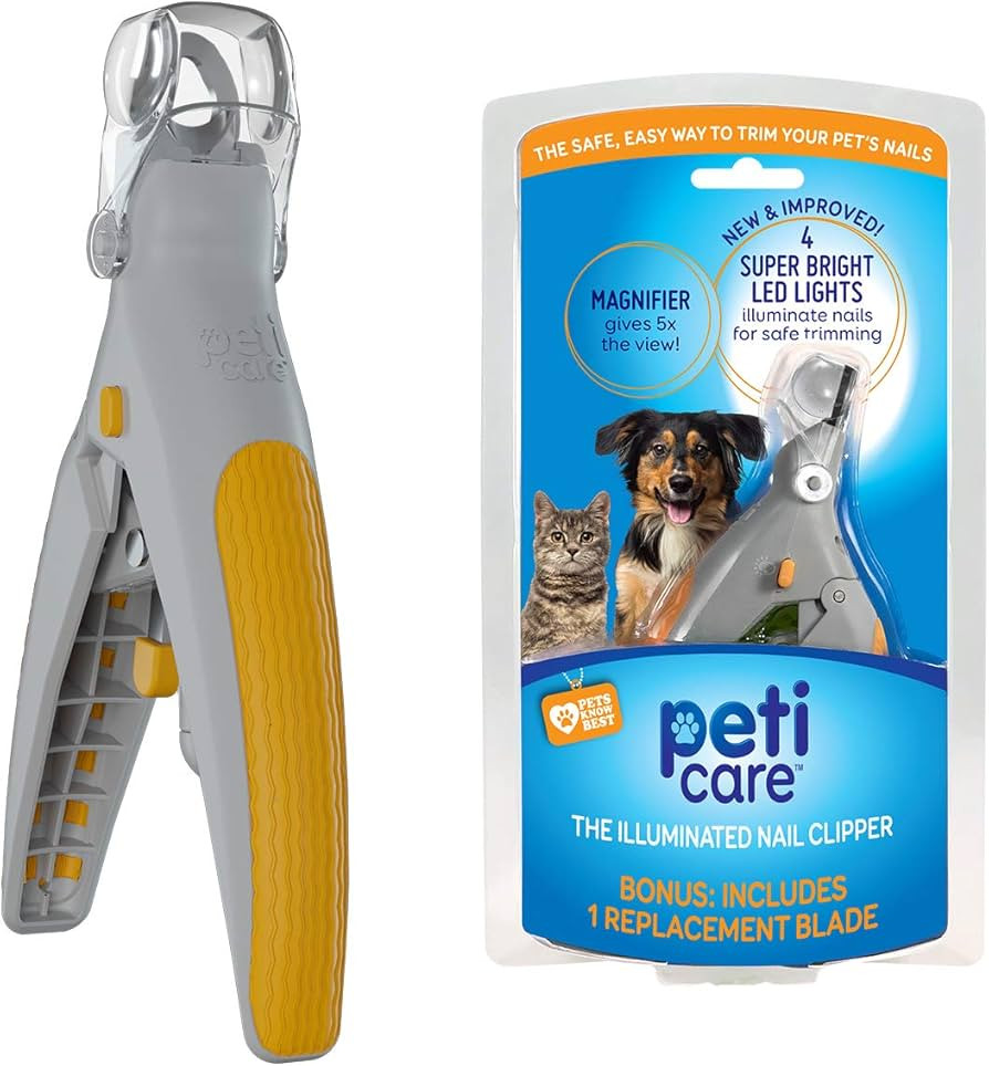 Allstar Innovations PetiCare LED Light Pet Nail Clipper- Great for Trimming Cats & Dogs Nails & C... | Amazon (US)