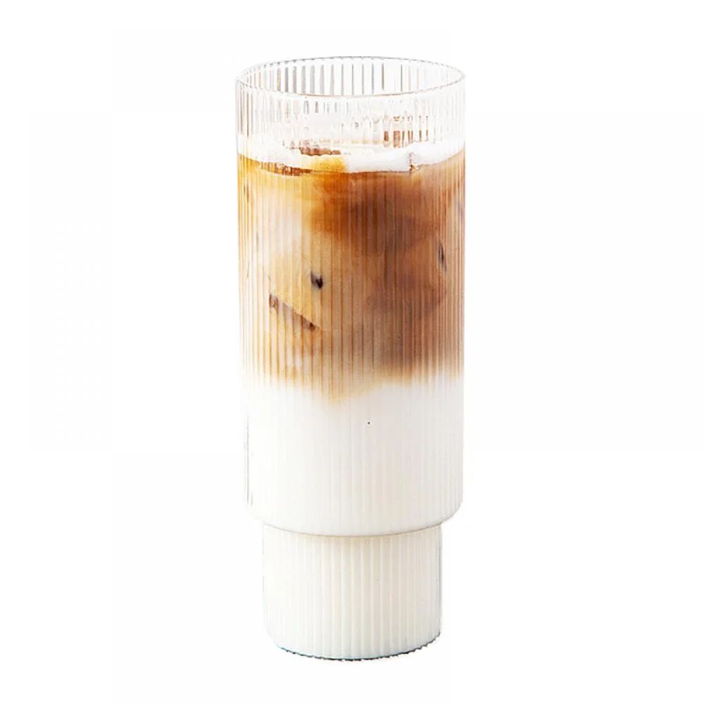 Restaurant Style Glass High-value Exquisite Ice American Coffee Cup,Beer Glasses, Latte Mug, Clea... | Walmart (US)