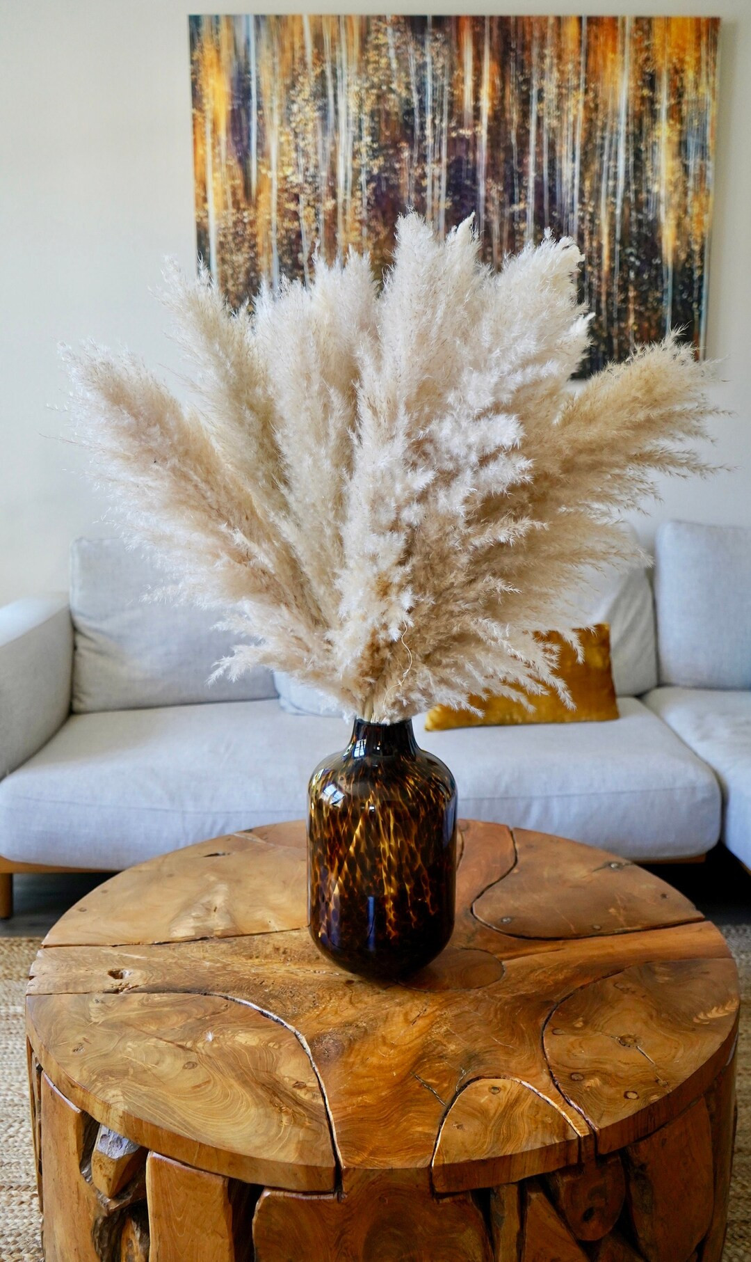 Holiday Sale!!! LARGE PAMPAS GRASS 3ft Tall Dried Florals | Boho Home Decor | Wedding Arch Arrang... | Etsy (US)