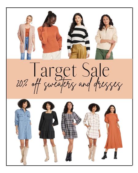 20% off sweaters and dresses at target. Target sale. Fall target finds. Target dress. Fall sweater. Halloween oufit. Fall outfit. Target fall finds. 

#LTKHalloween #LTKSeasonal #LTKunder50
