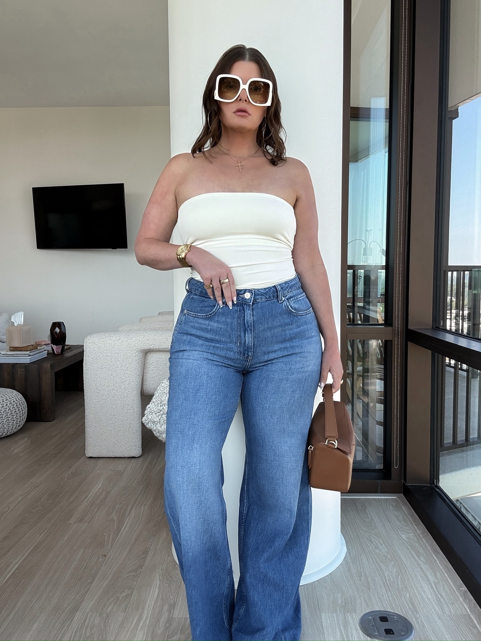 Warm weather ready
Spring outfit 
Bandeau 
Jeans

#LTKSeasonal #LTKActive #LTKootd