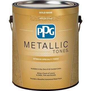 1 gal. Gold Metallic Interior Specialty Finish | The Home Depot