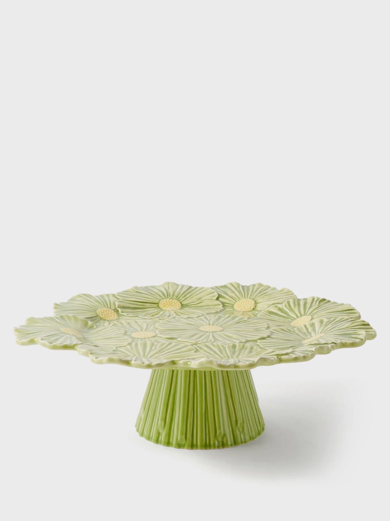 Cosmos large earthenware cake stand | Bordallo Pinheiro | Matches (US)