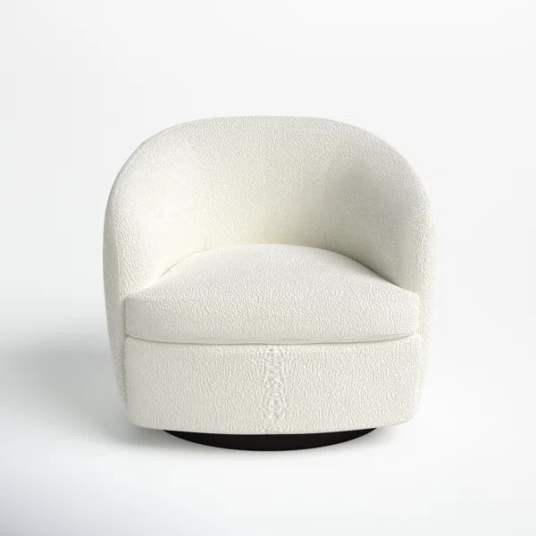 Marcy Upholstered Swivel Barrel Chair | Wayfair North America