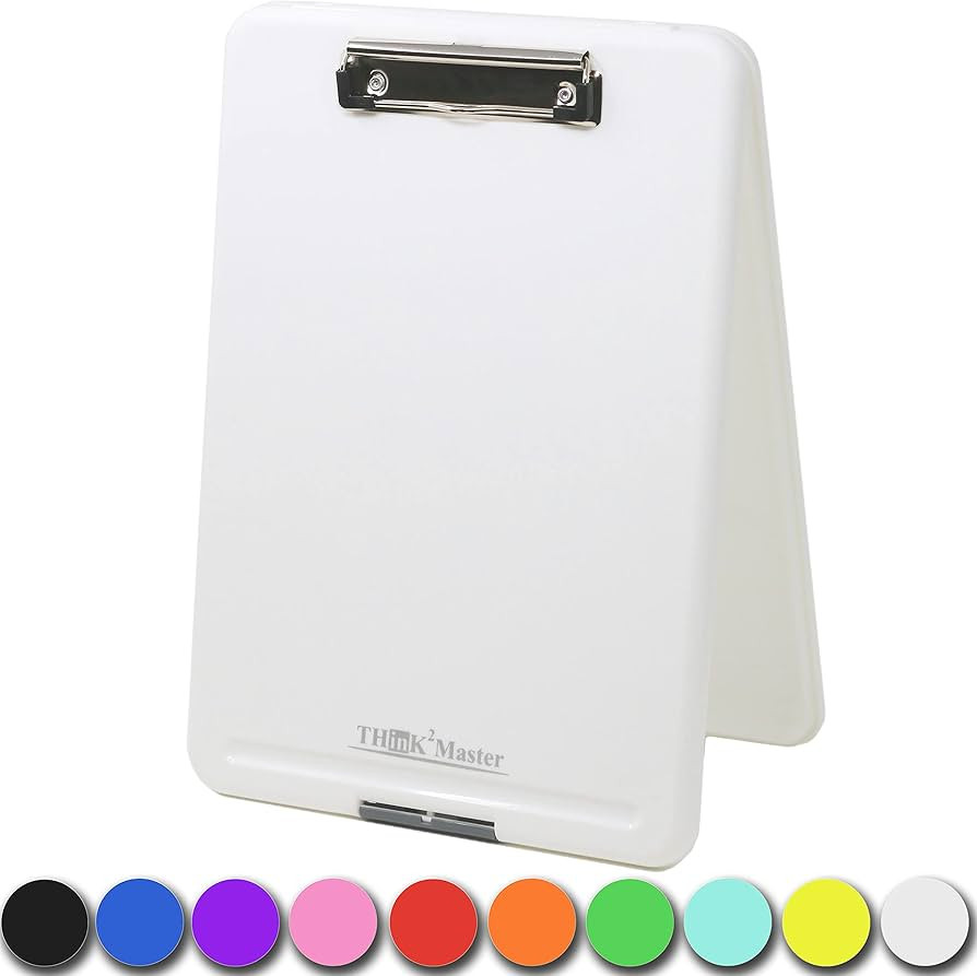 Think2Master White Plastic Storage Clipboard. | 25% Heavier & 25% Sturdier| Heavy Duty and Won’... | Amazon (US)