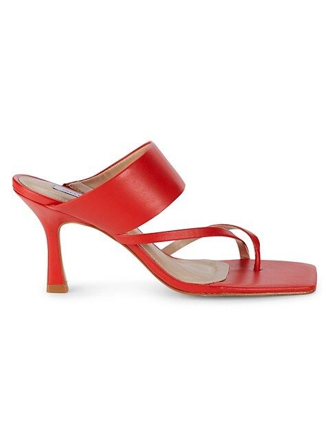 Leather Toe-Lop Mule Sandals | Saks Fifth Avenue OFF 5TH