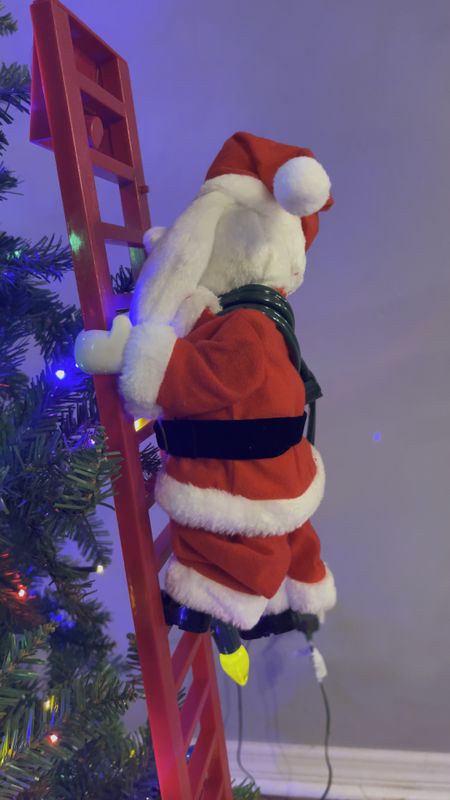 LADDER CLIMBING SANTA 🎅🏼 

My toddler didn’t like him very much but maybe you’ll have better luck 🤣 he’s so cute and plays 15 different songs! Super easy to assemble too! 



#LTKSeasonal #LTKHoliday #LTKfindsunder100
