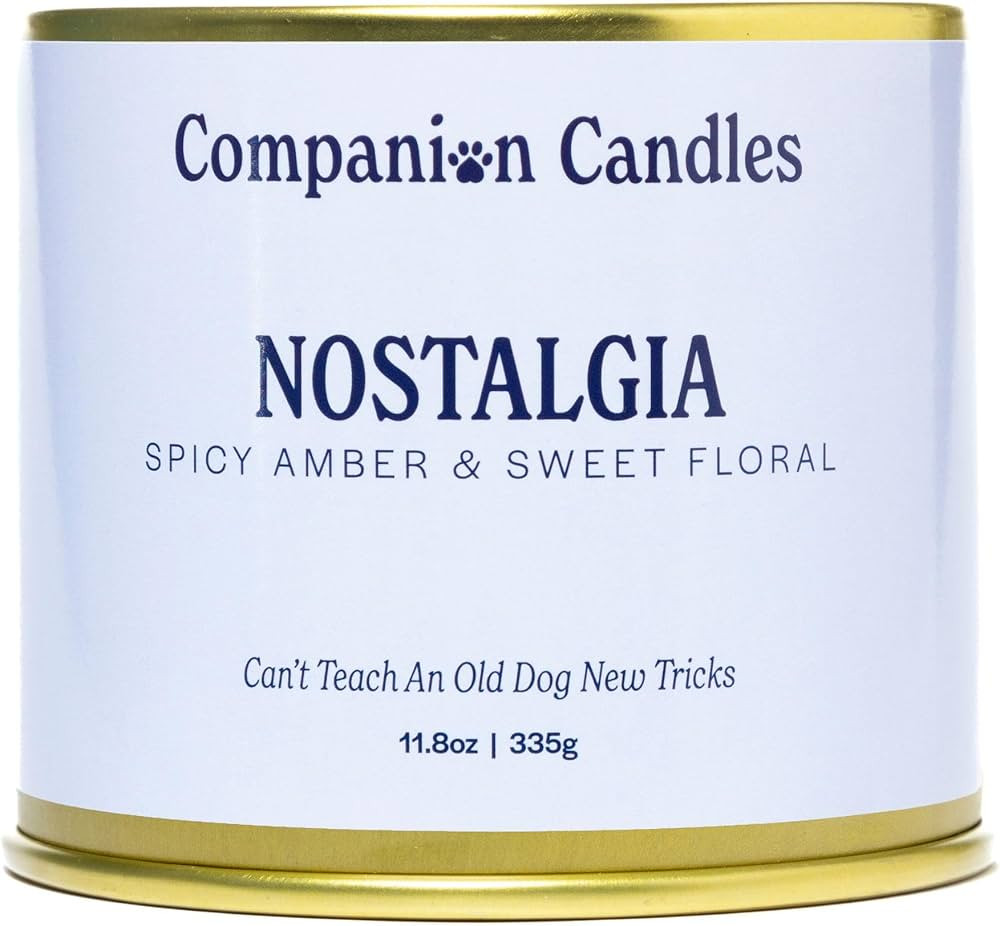 Pet Safe Wood Wick Candle - “Nostalgia” Spicy Amber & Sweet Florals, Coconut Soy Wax Scented,... | Amazon (US)