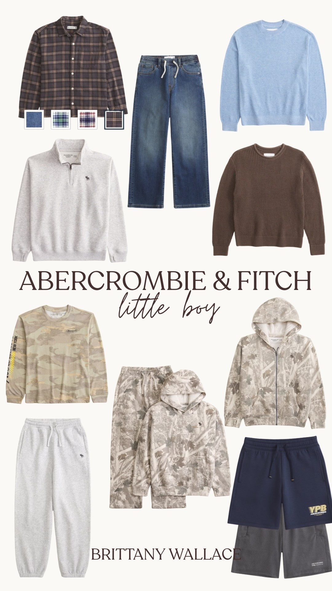 Obsessed with these new arrivals at Abercrombie & Fitch for little boys! 😍 
little kid clothes, boys fall wardrobe, sweat sets, boys sweater, quarter zip, kids jeans, camo, joggers, shorts, boys style

#LTKKids #LTKootd #LTKmomlife