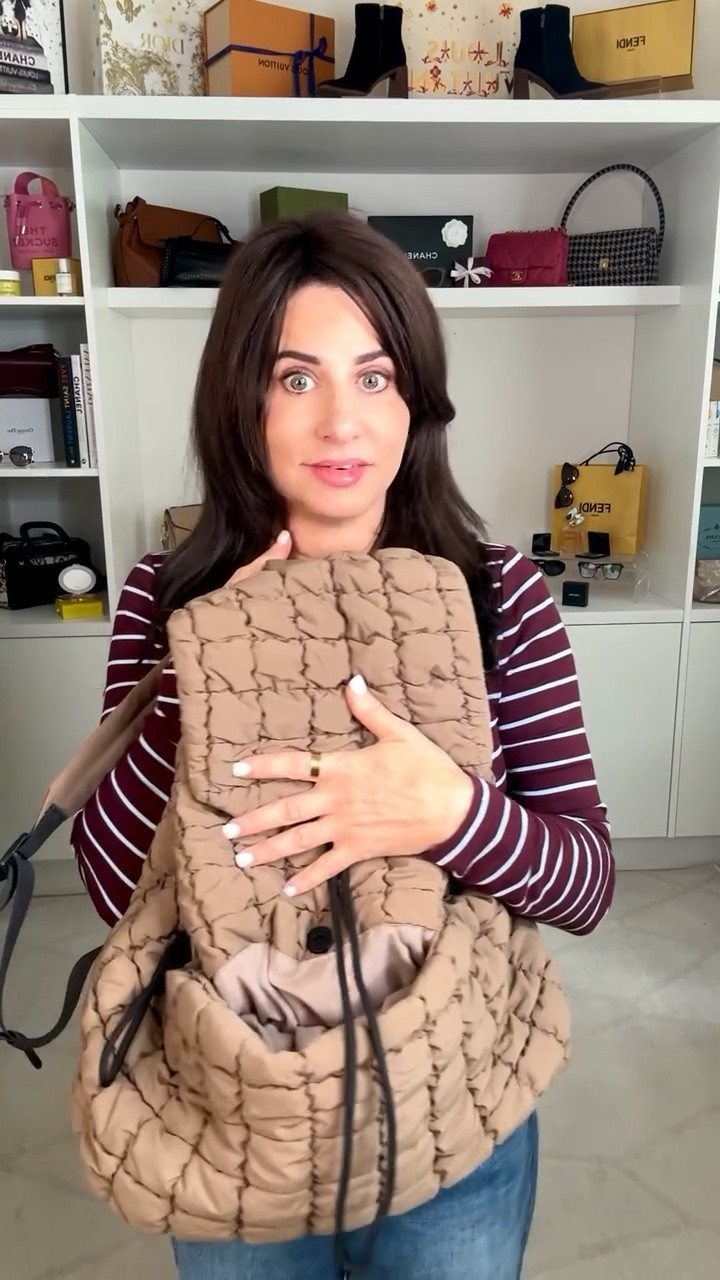Quilted Puffer Backpack - Perfect for Lightweight Travel & Gym Use

#LTKVideo #LTKItBag #LTKOver40
