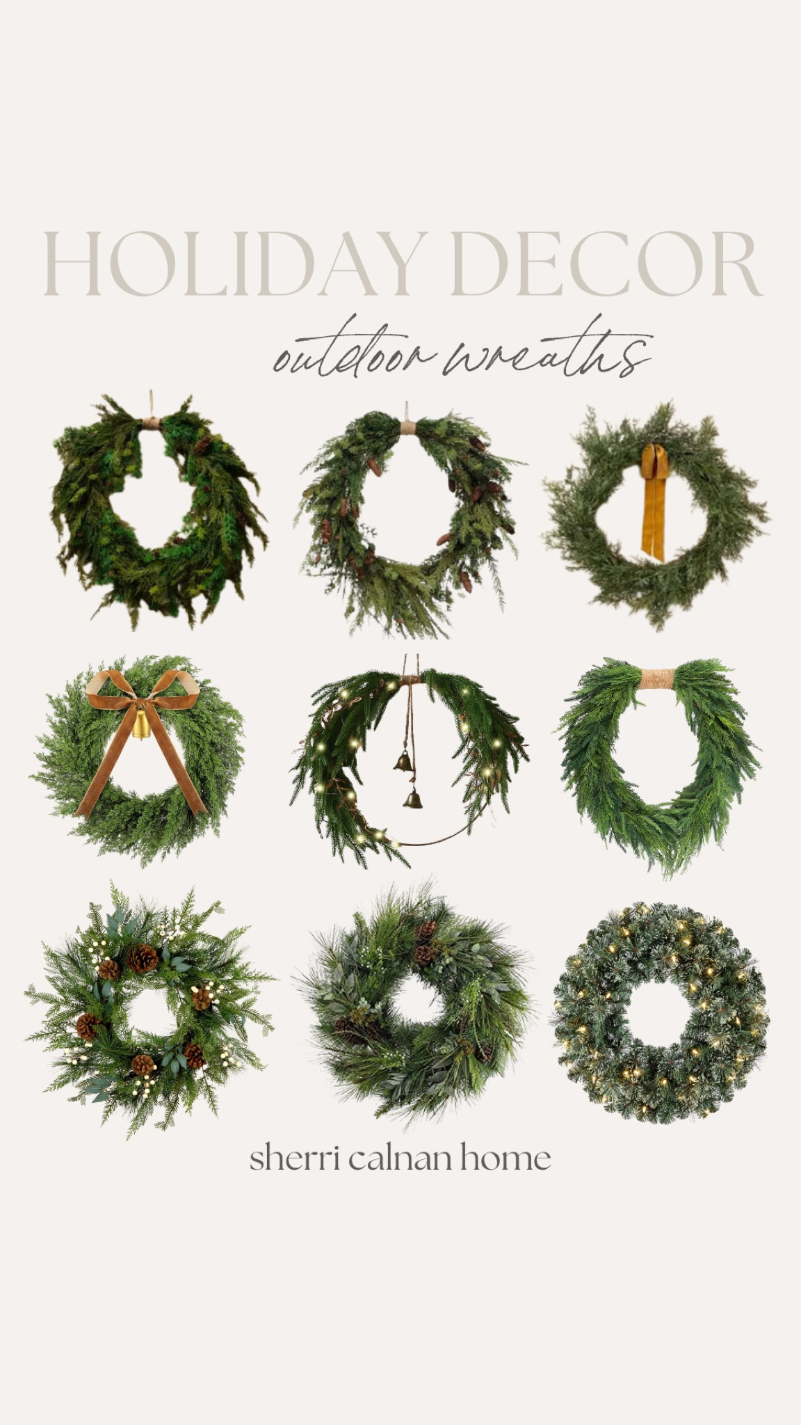 Outdoor Wreaths

holiday front porch  seasonal decor  home decor  home finds  cozy front porch  Christmas wreath  twinkle trees  trending Christmas decor

#LTKSeasonal #LTKHome #LTKHoliday