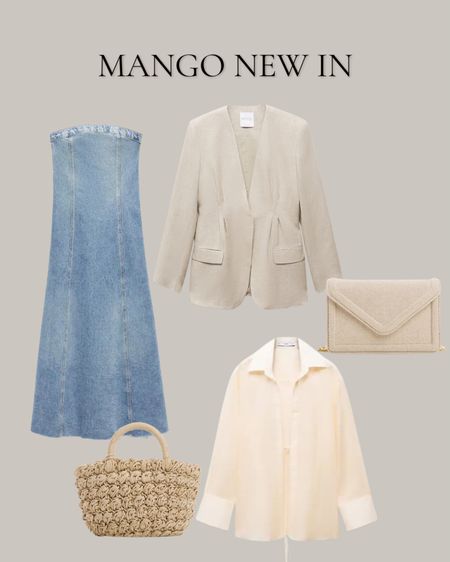 New in finds from Mango for spring 

Denim dress, linen blazer, bow tie shirt, rattan bag, woven bag, affordable outfits, high street style 

#springstyle #denimdress #linenblazer #rattanbag 

#LTKstyletip #LTKfindsunder50 #LTKSeasonal